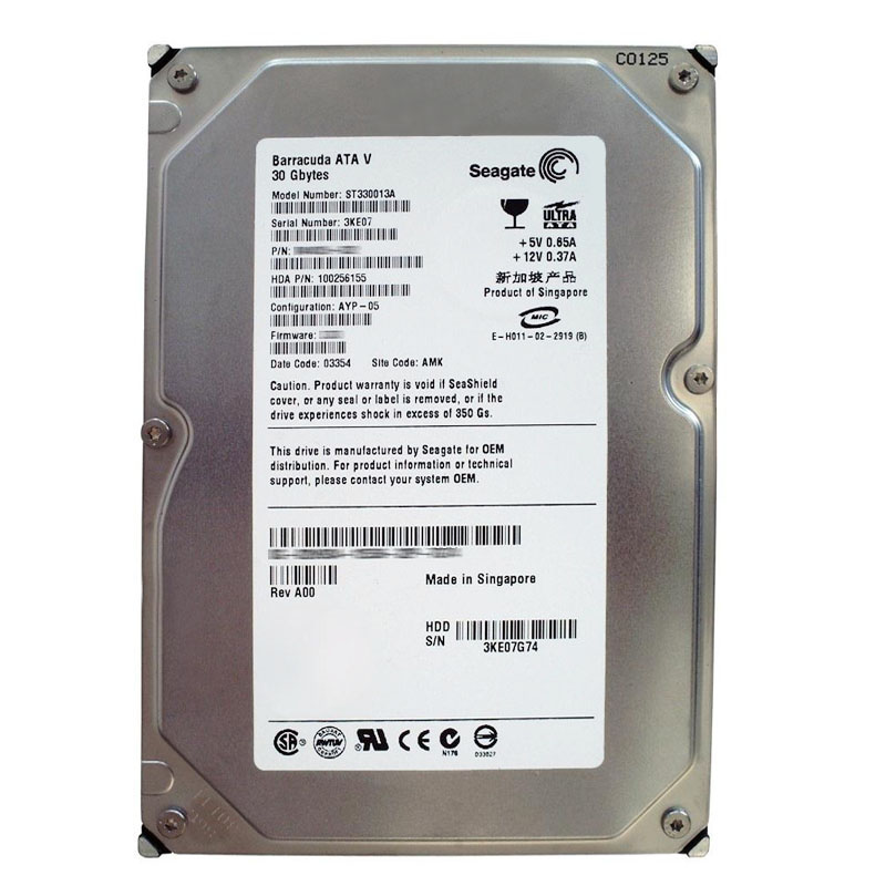 Seagate - 30GB 7.2K Ultra-ATA/100 3.5" 2MB Cache Hard Drive - ST330013A