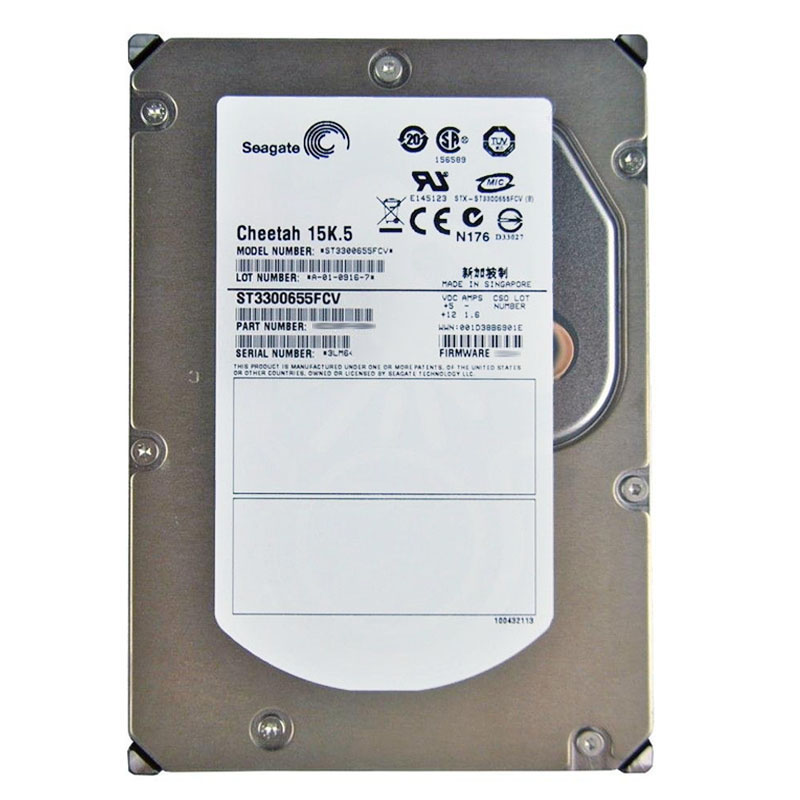 Seagate - 300GB 15K 40-PIN Fibre Channel 4.0Gbps 3.5" 16MB Cache Hard Drive - ST3300655FCV