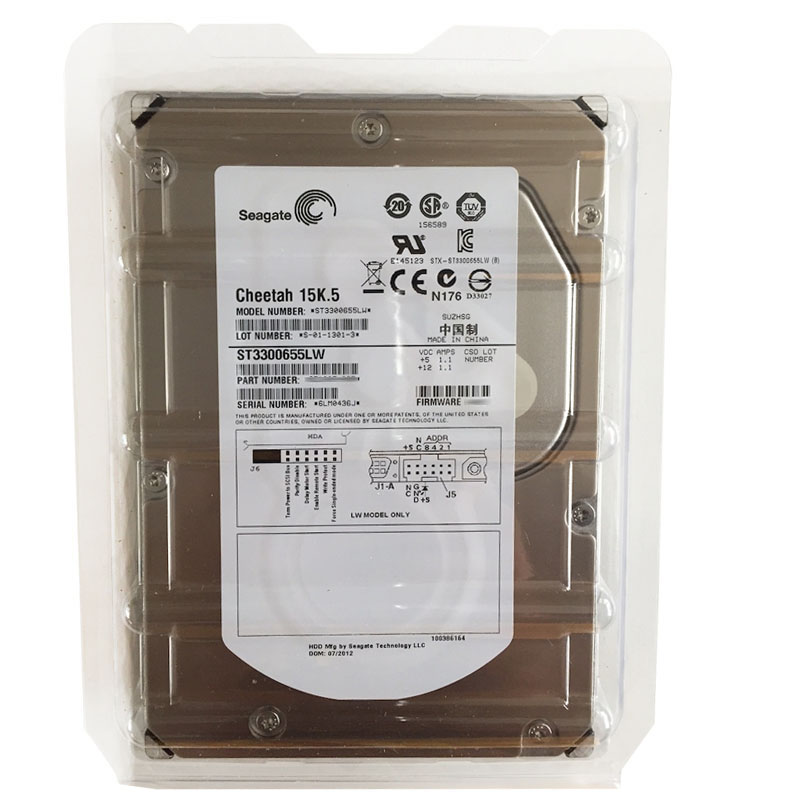 Seagate - 300GB 15K 68-PIN Ultra-320 SCSI 3.5" 16MB Cache Hard Drive - ST3300655LW