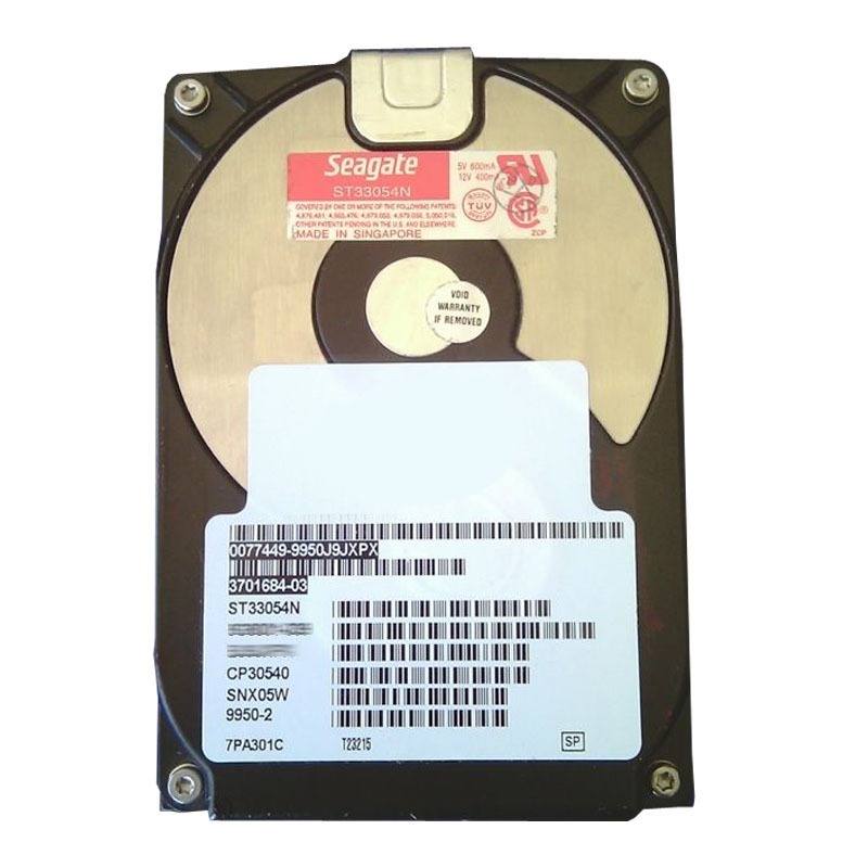 Seagate - 540MB 5.4K 50-PIN SCSI 3.5" 1MB Cache Hard Drive - ST33054N