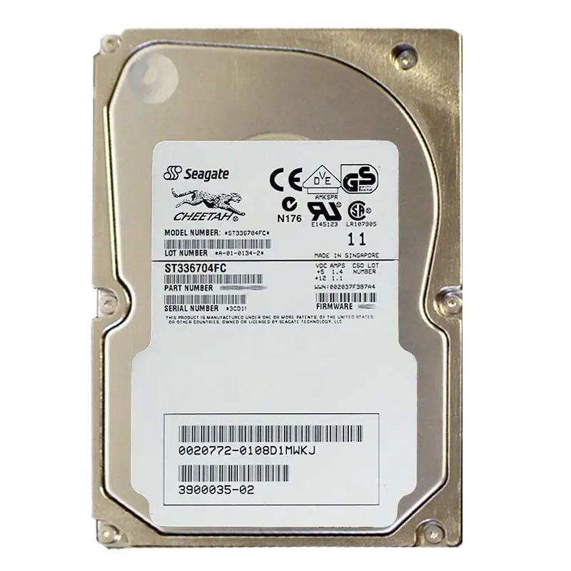 ST336704FC.jpg Seagate - 36.7GB 10K 40-PIN Fibre Channel 2.0Gbps 3.5" 4MB Cache Hard Drive - ST336704FC - Image 1