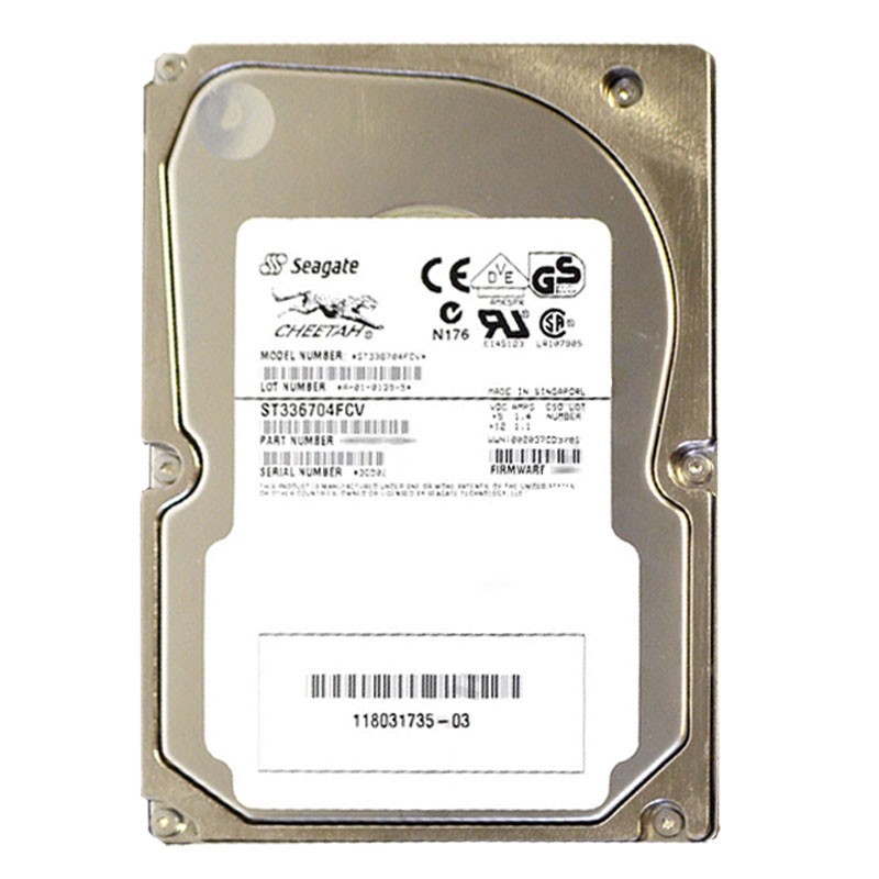 Seagate - 36.7GB 10K 40-PIN Fibre Channel 2.0Gbps 3.5" 16MB Cache Hard Drive - ST336704FCV