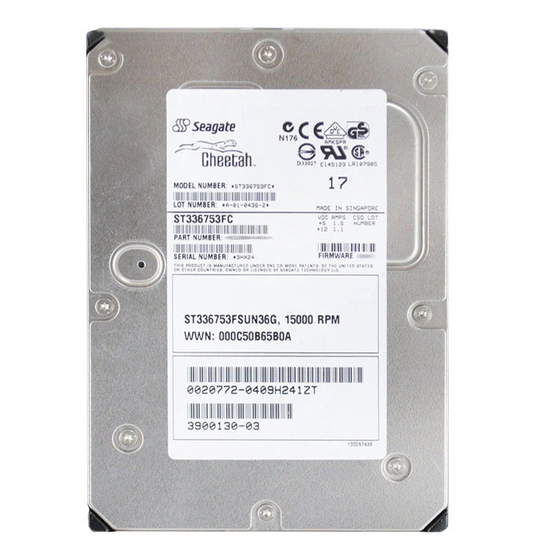 ST336753FC.jpg Seagate - 36.7GB 15K 40-PIN Fibre Channel 2.0Gbps 3.5" 8MB Cache Hard Drive - ST336753FC - Image 1
