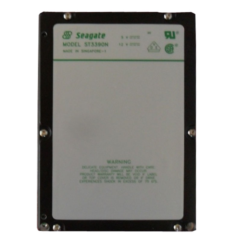 ST3390N.jpg Seagate - 344.3MB 4.5K 50-PIN Fast SCSI 3.5" 256KB Cache Hard Drive - ST3390N - Image 1