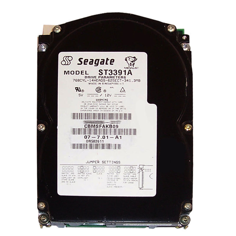 Seagate - 341.3MB 3.8K ATA/IDE 3.5" 120KB Cache Hard Drive - ST3391A