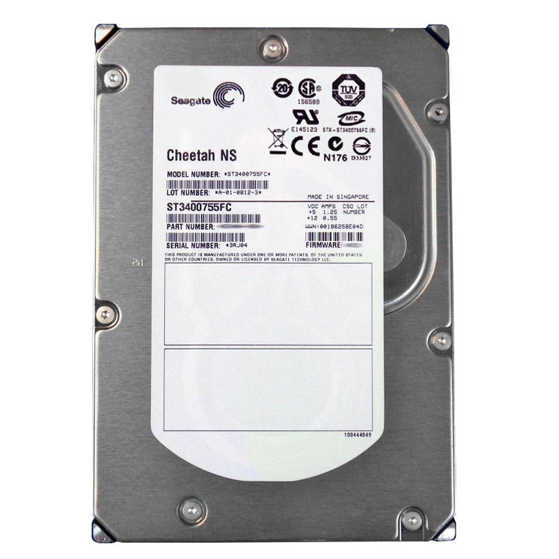 Seagate - 400GB 10K 40-PIN Fibre Channel 3.5" 16MB Cache Hard Drive - ST3400755FC