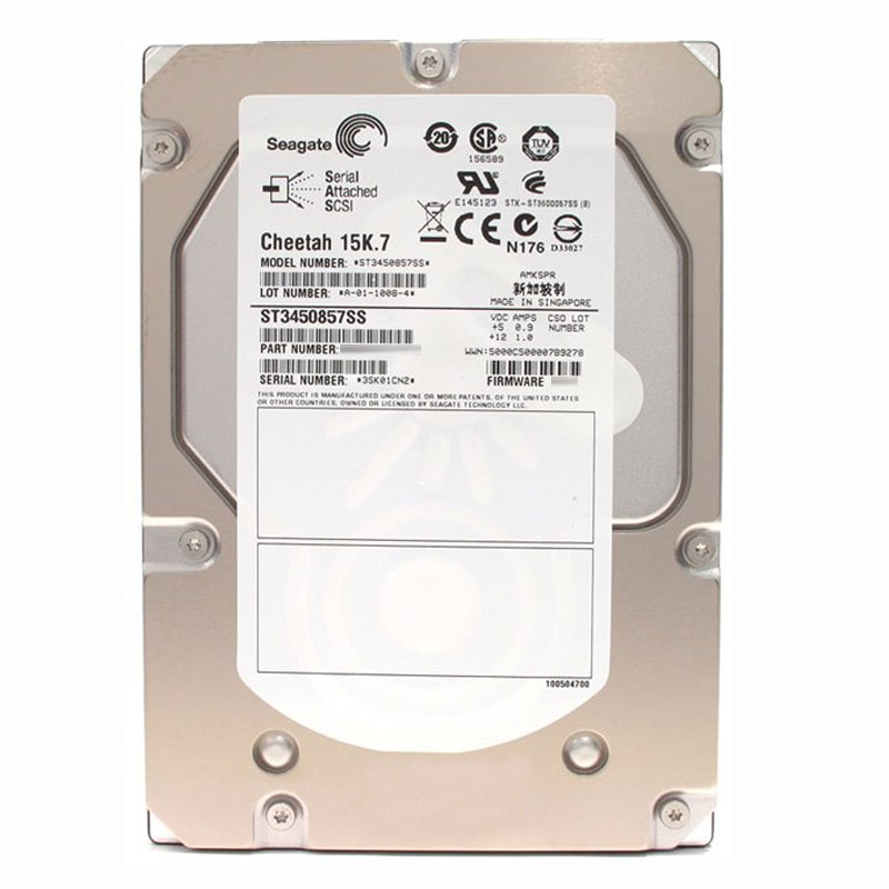 Seagate - 450GB 15K SAS-2 6.0Gbps 3.5" 16MB Cache Hard Drive - ST3450857SS