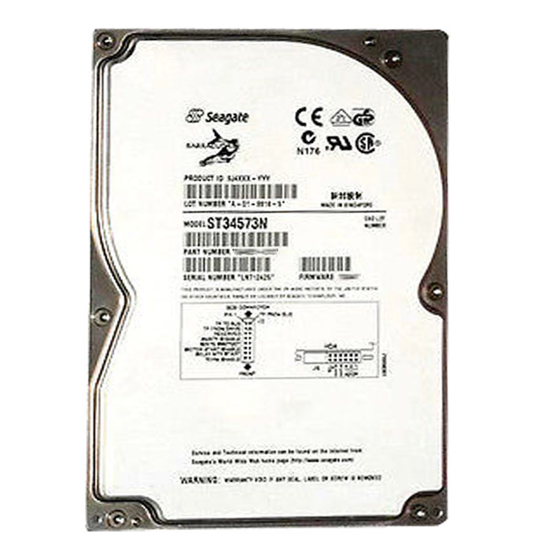 Seagate - 4.5GB 7.2K 50-PIN Ultra SCSI 3.5" 512KB Cache Hard Drive - ST34573N