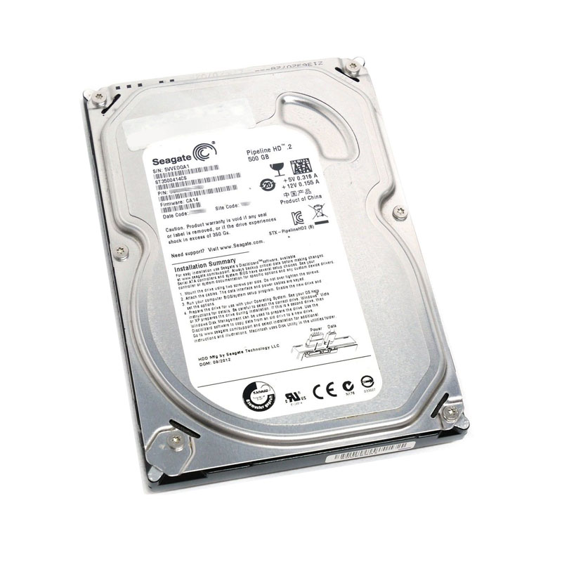 Seagate - 500GB 5.9K SATA 3.0Gbps 3.5" 16MB Cache Hard Drive - ST3500414CS