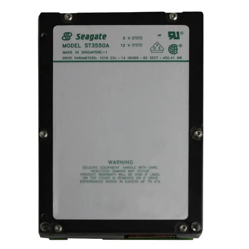 ST3550A.jpg Seagate - 452.41MB 4.5K IDE 3.5" 256KB Cache Hard Drive - ST3550A - Image 1