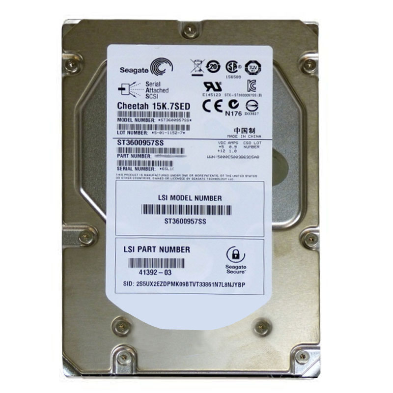ST3600957SS.jpg Seagate - 600GB 15K SAS 6.0Gbps 3.5" 16MB Cache Hard Drive - ST3600957SS - Image 1