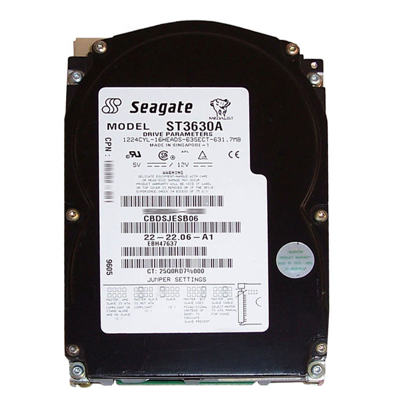 Seagate - 631.1MB 3.8K IDE 3.5" 120KB Cache Hard Drive - ST3630A
