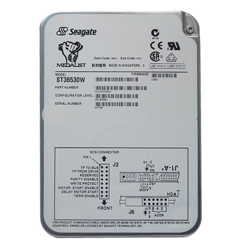 Seagate - 6.5GB 7.2K 68-PIN SCSI 3.5" 512KB Cache Hard Drive - ST36530W