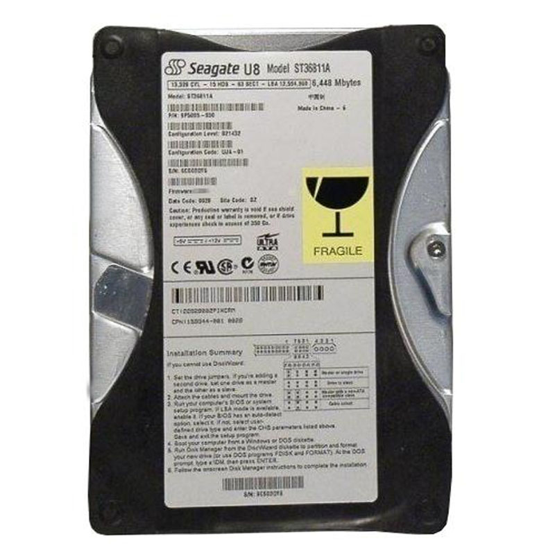 Seagate - 6.4GB 5.4K IDE 3.5" 512KB Cache Hard Drive - ST36811A