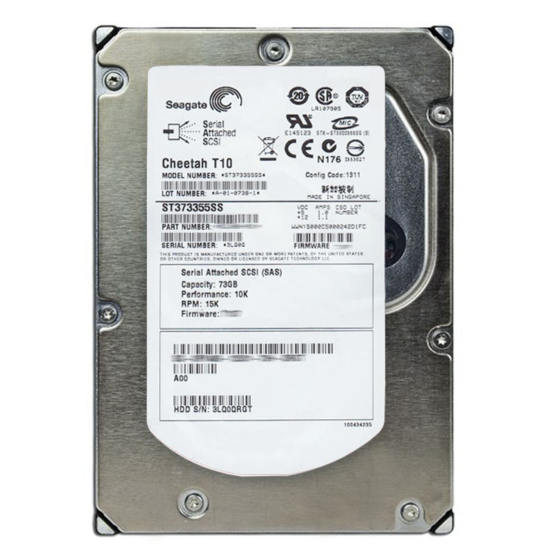 Seagate - 73.4GB 15K SAS 3.5" 16MB Cache Hard Drive - ST373355SS