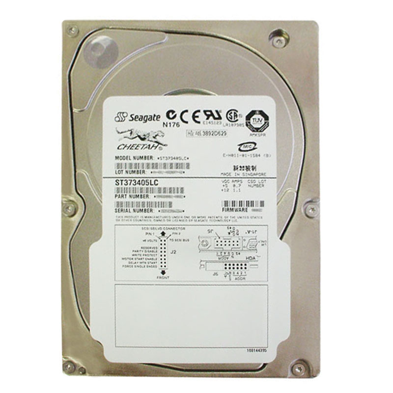 Seagate - 73.4GB 10K 80-PIN Ultra-160 SCSI 3.5" 4MB Cache Hard Drive - ST373405LC