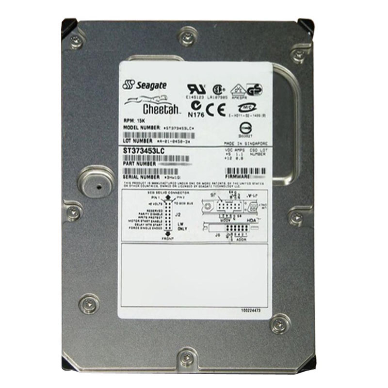 Seagate - 73.4GB 15K 80-PIN Ultra-320 SCSI 3.5" 8MB Cache Hard Drive - ST373453LC