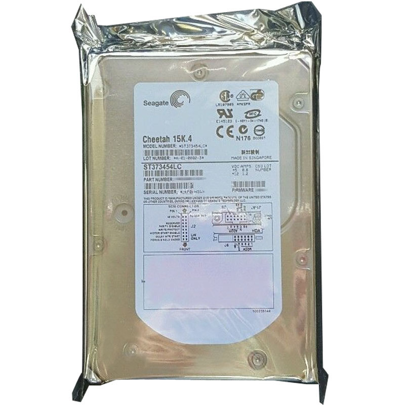 Seagate - 73.4GB 15K 80-PIN Ultra-320 SCSI 3.5" 8MB Cache Hard Drive - ST373454LC