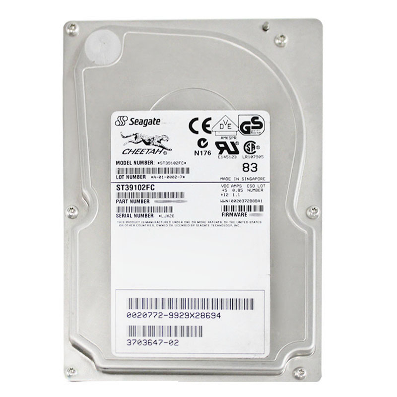 Seagate - 9.1GB 10K Fibre Channel 3.5" 1MB Cache Hard Drive - ST39102FC