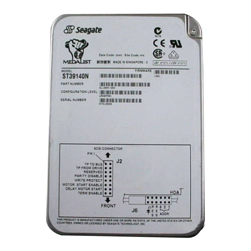 Seagate - 9.1GB 7.2K Ultra SCSI-3 3.5" 512KB Cache Hard Drive - ST39140N