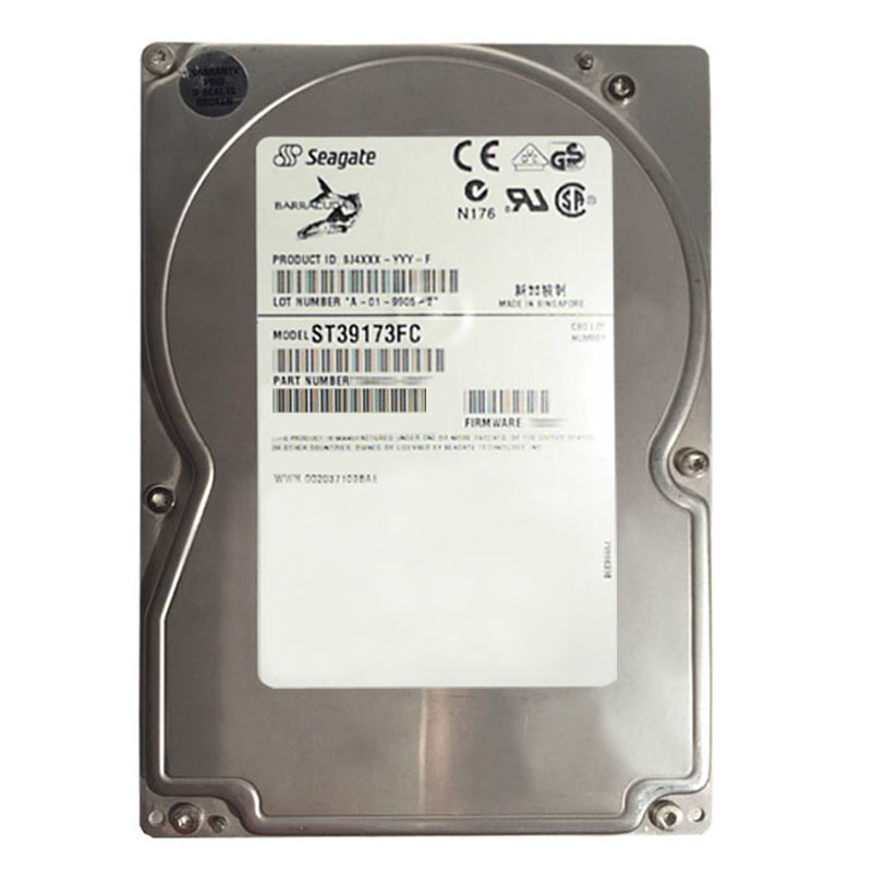 Seagate - 9.10GB 7.2K 40-PIN Fibre Channel 3.5" 1MB Cache Hard Drive - ST39173FC