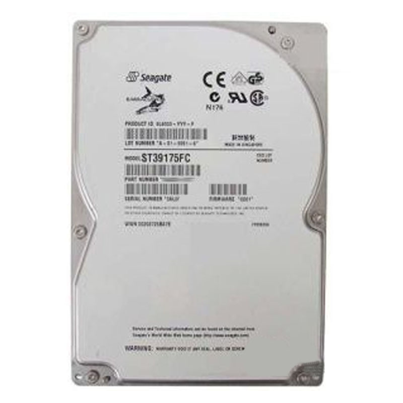 Seagate - 9.1GB 7.2K 40-PIN Fibre Channel 3.5" 1MB Cache Hard Drive - ST39175FC