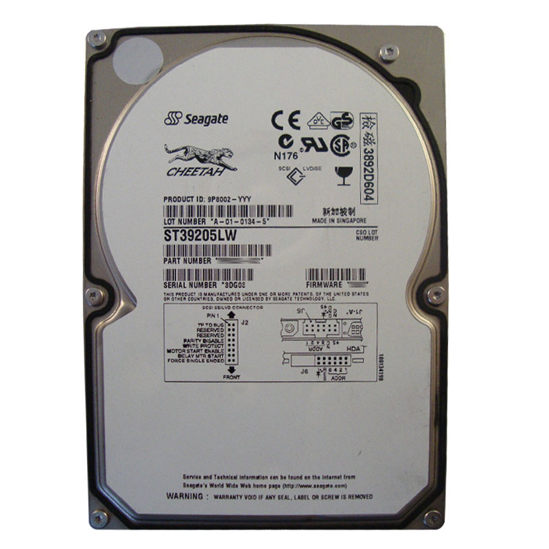 Seagate - 9.17GB 10K 68-PIN Ultra-160 SCSI 3.5" 4MB Cache Hard Drive - ST39205LW