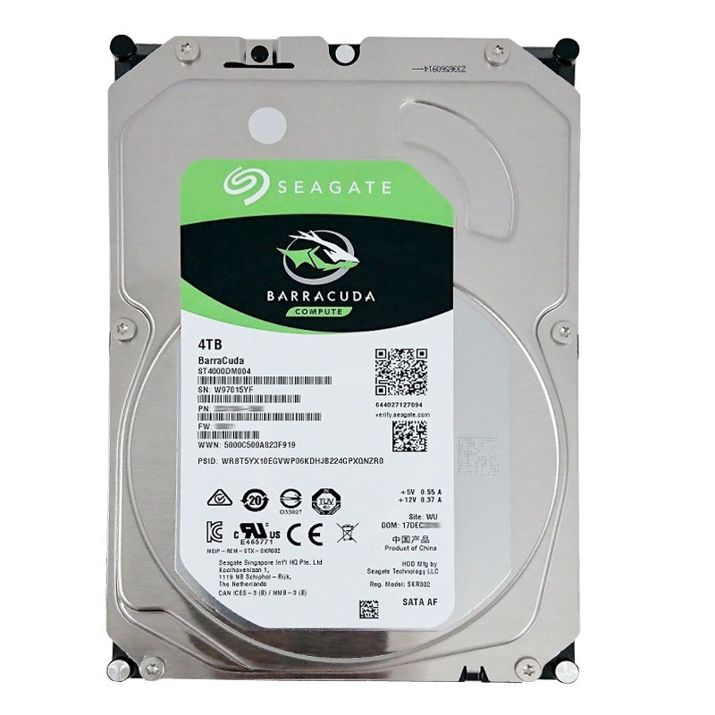 Seagate - 4TB 5.4K SATA 6.0Gbps 3.5" 256MB Cache Hard Drive - ST4000DM004