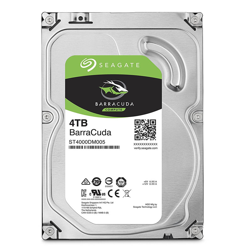 Seagate - 4TB 5.9K SATA 6.0Gbps 3.5" 64MB Cache Hard Drive - ST4000DM005