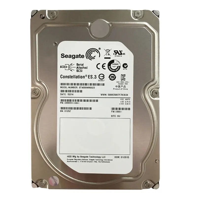 ST4000NM0023.jpg Seagate - 4TB 7.2K SAS 6.0Gbps 3.5" 128MB Cache Hard Drive - ST4000NM0023 - Image 1