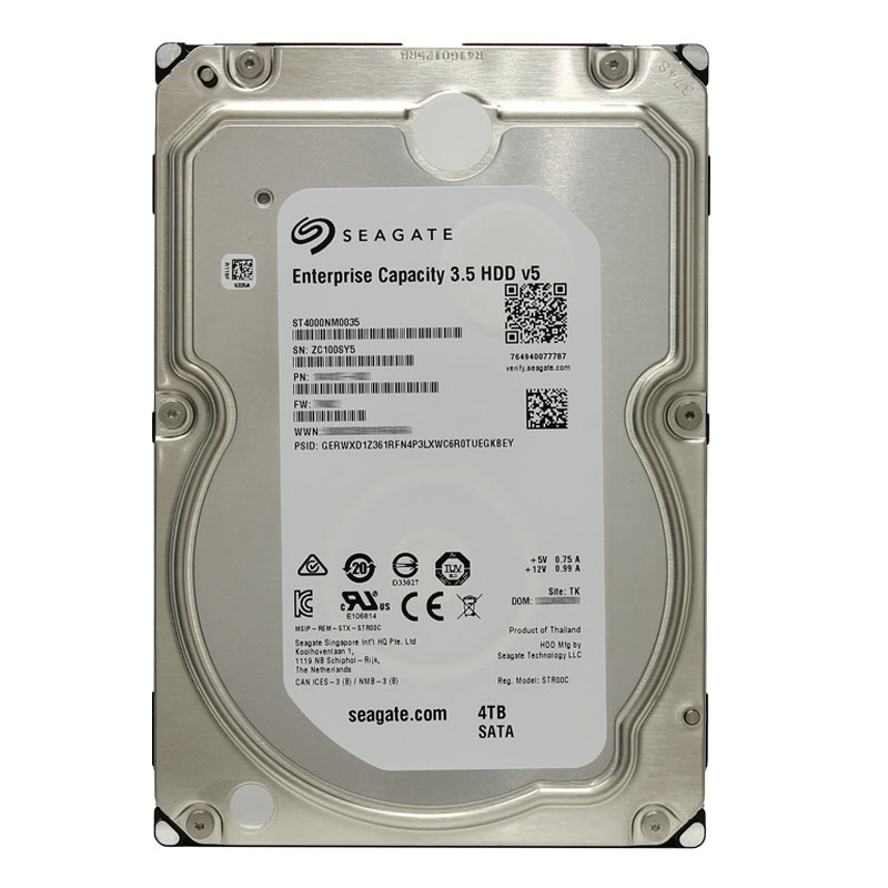 Seagate - 4TB 7.2K SATA 6.0Gbps 3.5" 128MB Cache Hard Drive - ST4000NM0035