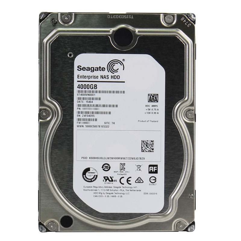 Seagate - 4TB 7.2K SATA 6.0Gbps 3.5" 128MB Cache Hard Drive - ST4000VN0001