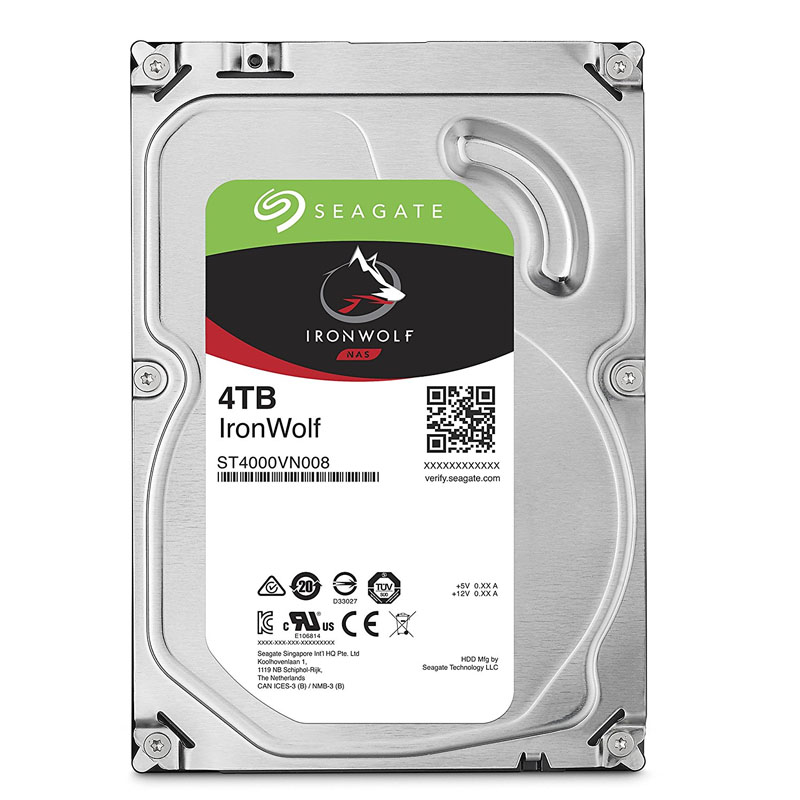 Seagate - 4TB 5.9K SATA 6.0Gbps 3.5" 64MB Cache Hard Drive - ST4000VN008