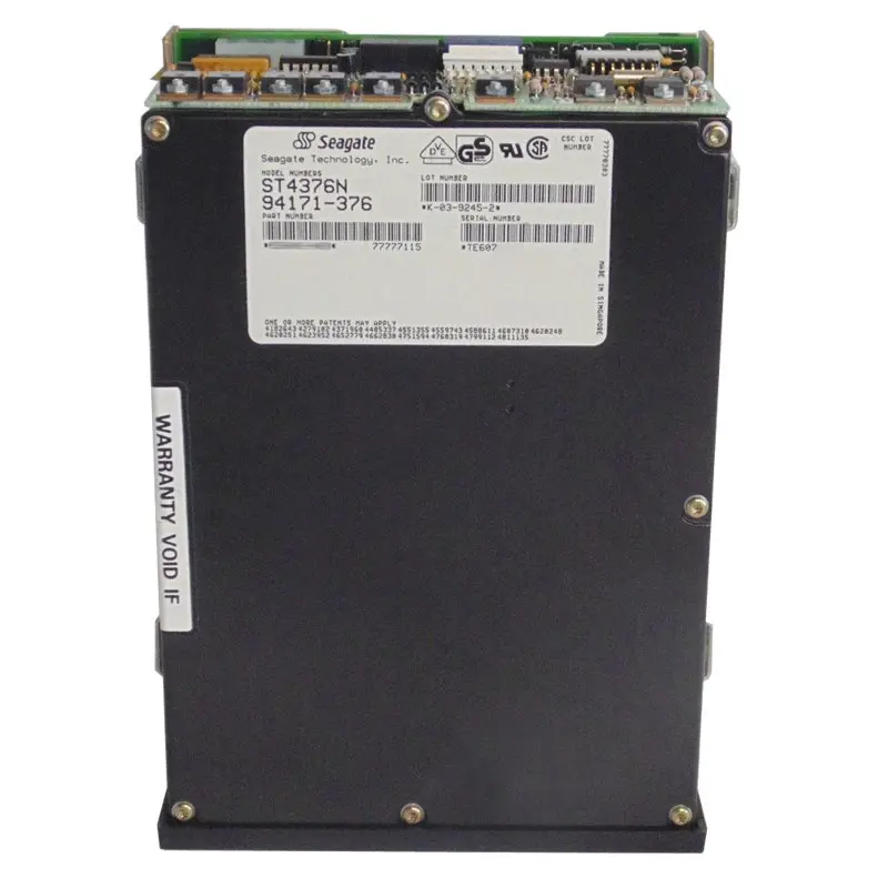 ST4376N.jpg Seagate - 376MB 3.6K 50-PIN SCSI 5.25" 32KB Cache Hard Drive - ST4376N - Image 1