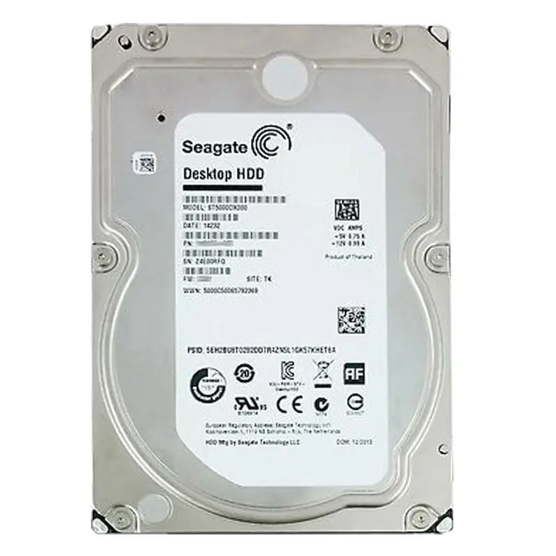 ST5000DX000.jpg Seagate - 5TB 7.2K SATA 3.5" 128MB Cache Hard Drive - ST5000DX000 - Image 1