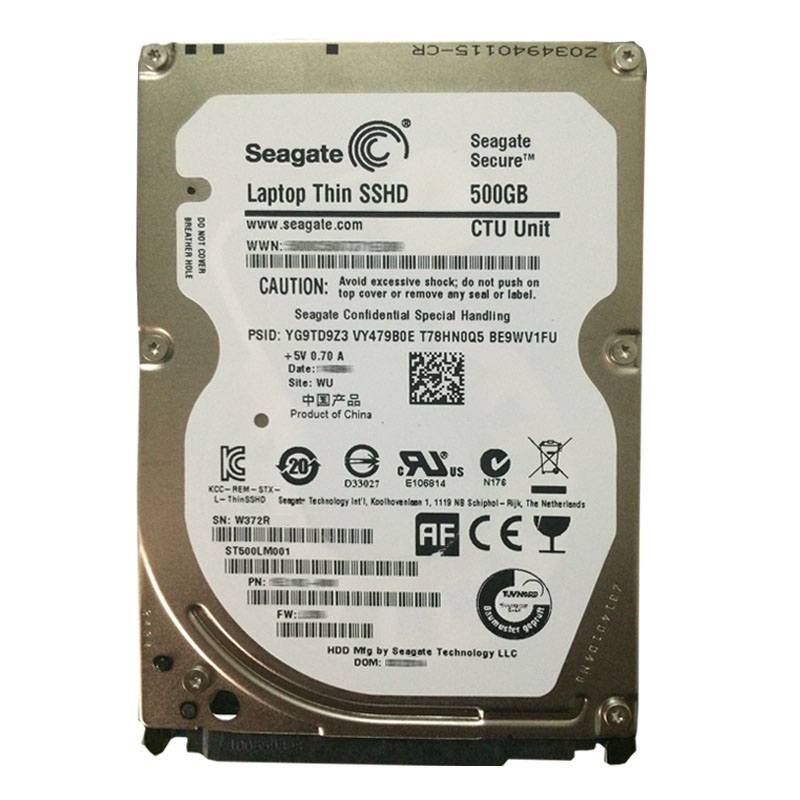 Seagate - 500GB 5.4K SATA 2.5" 64MB Cache Hard Drive - ST500LM001
