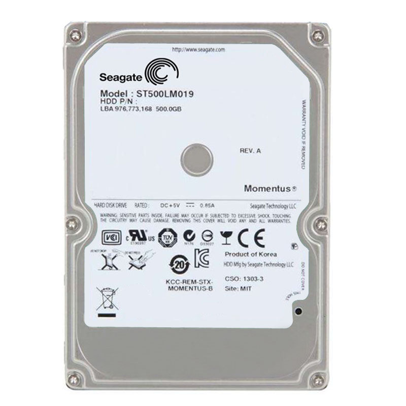 Seagate - 500GB 7.2K SATA 3.0Gbps 2.5" 16MB Cache Hard Drive - ST500LM019