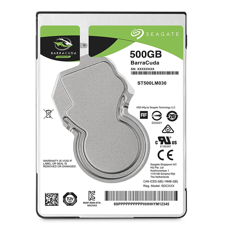Seagate - 500GB 5.4K SATA 6.0Gbps 2.5" 128MB Cache Hard Drive - ST500LM030