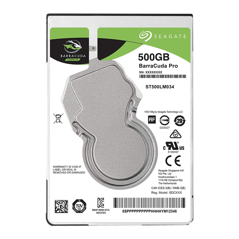Seagate - 500GB 7.2K SATA 2.5" 128MB Hard Drive - ST500LM034
