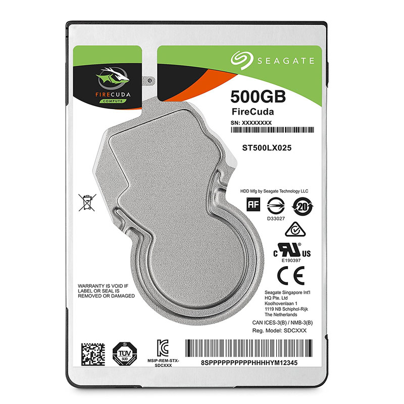 Seagate - 500GB 5.4K SATA 6.0Gbps 2.5" 64MB Cache Hard Drive - ST500LX025
