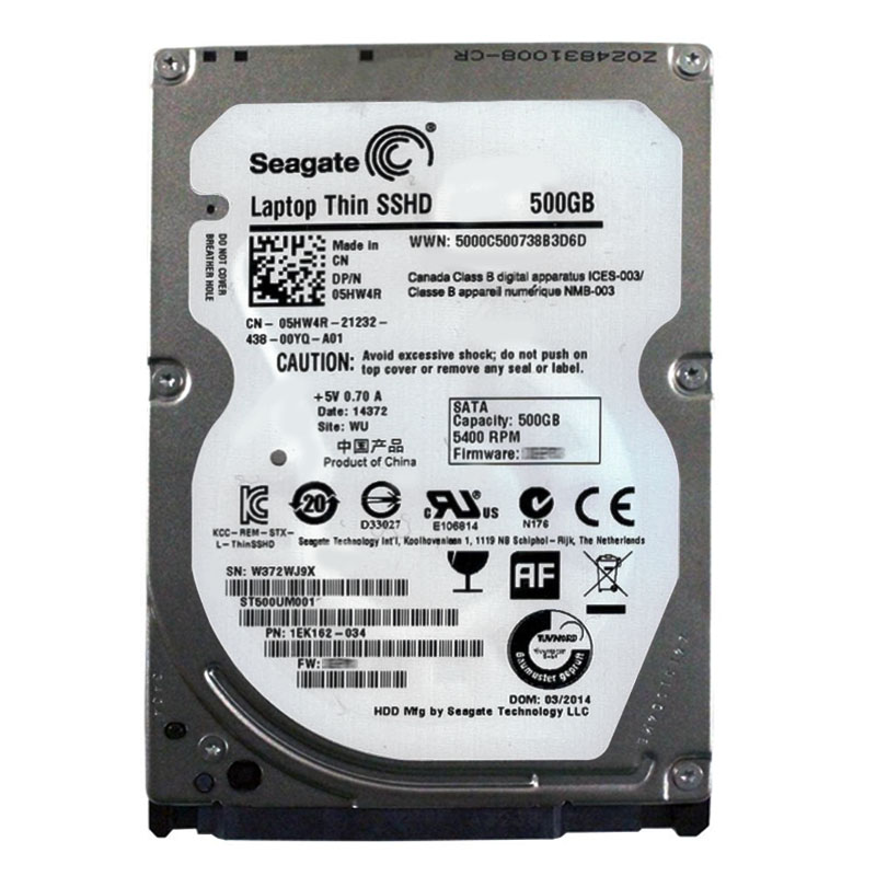 Seagate - 500GB 5.4K SATA 2.5" 16MB Cache Hard Drive - ST500UM001