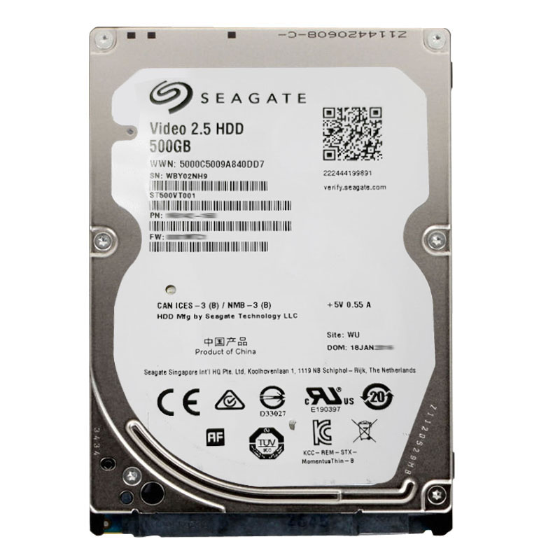 Seagate - 500GB 5.4K SATA 6.0Gbps 2.5" 32MB Cache Hard Drive - ST500VT001