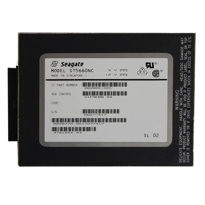 Seagate - 545MB 4.5K 80-PIN Fast SCSI 3.5" 256KB Cache Hard Drive - ST5660NC