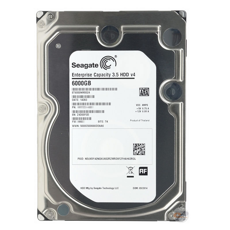 Seagate - 6TB 7.2K SATA 6.0Gbps 3.5" 128MB Cache Hard Drive - ST6000NM0024