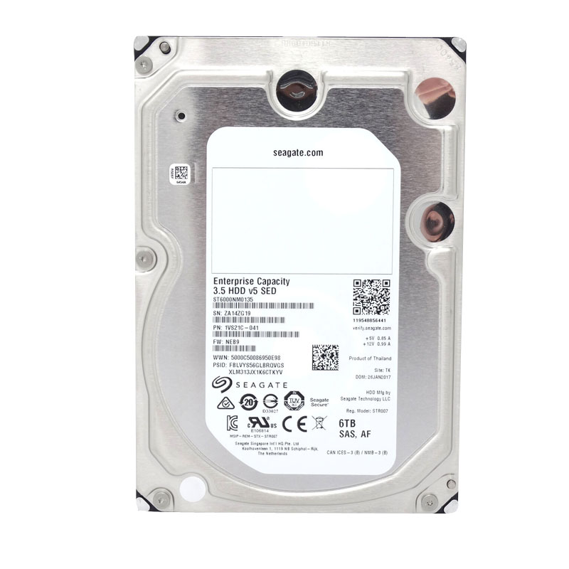 Seagate - 6TB 7.2K SAS 12Gbps 3.5" 256MB Cache Hard Drive - ST6000NM0135