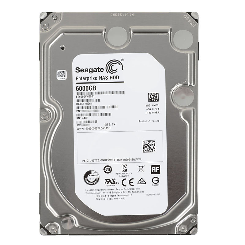 Seagate - 6TB 7.2K SATA 6.0Gbps 3.5" 128MB Cache Hard Drive - ST6000VN0001