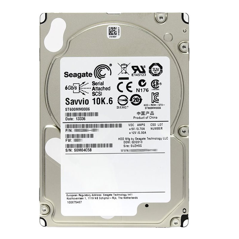 Seagate - 600GB 10K SAS 6.0Gbps 2.5" 64MB Cache Hard Drive - ST600MM0006
