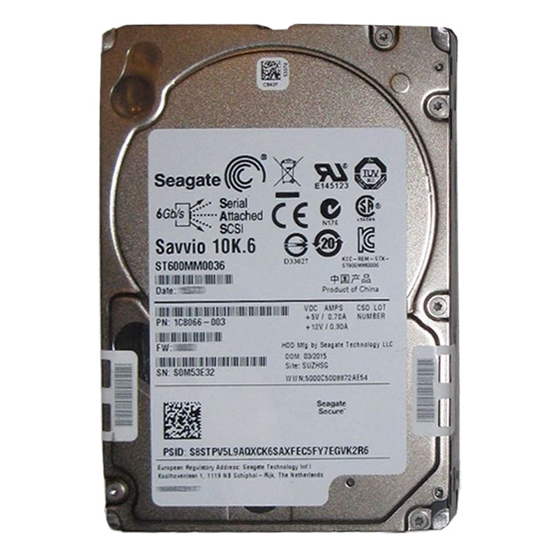 Seagate - 600GB 10K SAS 6.0Gbps 2.5" 64MB Cache Hard Drive - ST600MM0036