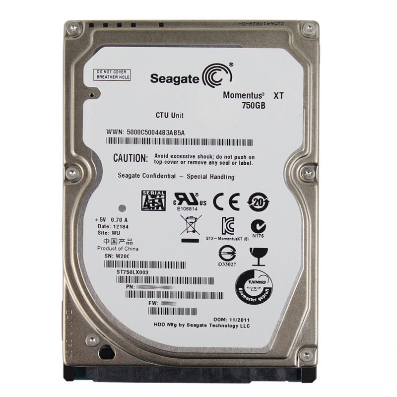 ST750LX003.jpg Seagate - 750GB 7.2K SATA 6.0Gbps 2.5" 32MB Cache Hard Drive - ST750LX003 - Image 1