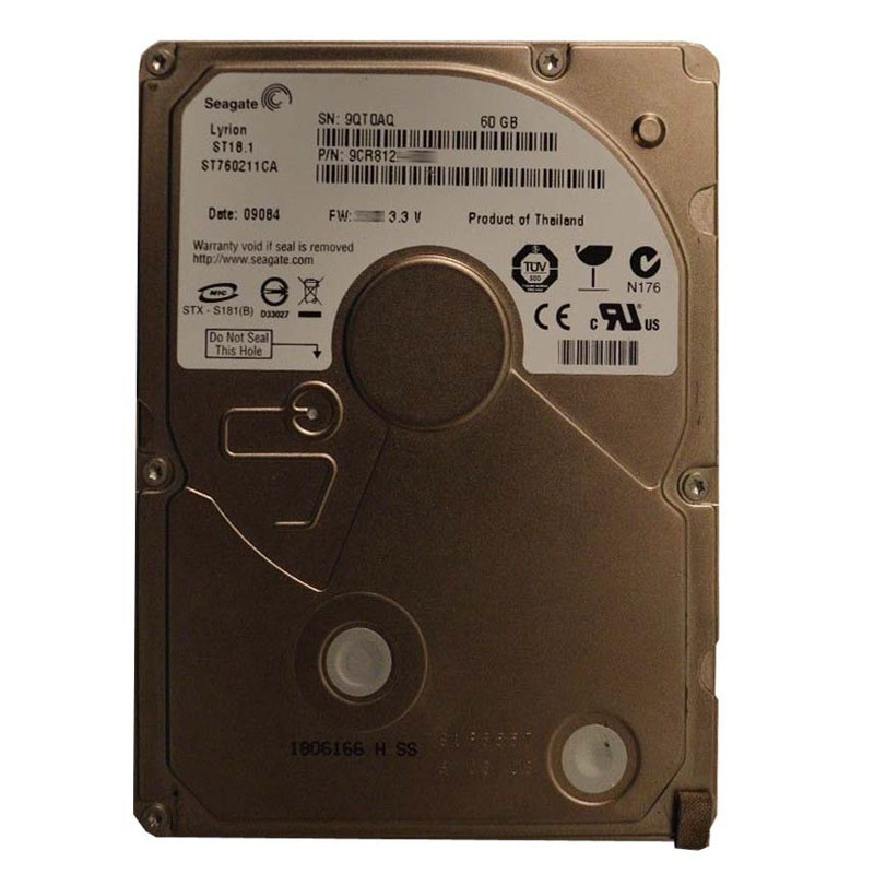 Seagate - 60GB 3.6K ATA 1.8" 2MB Cache Hard Drive - ST760211CA
